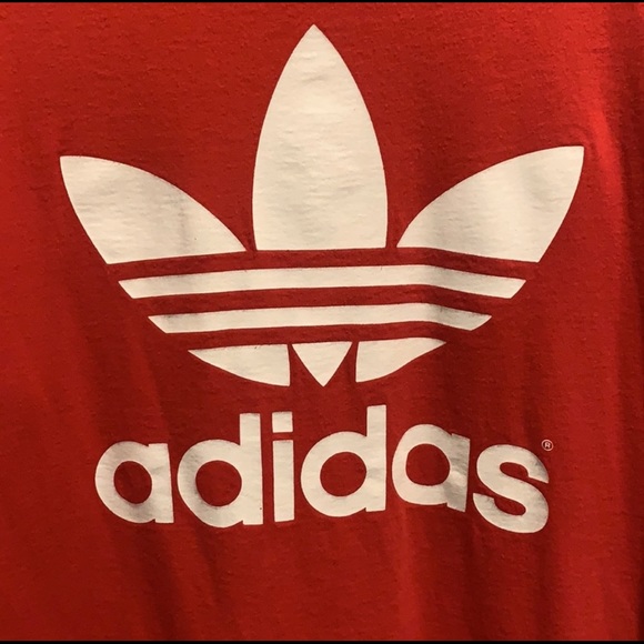 ❌Sold❌Large Logo Adidas Long Sleeve T-shirt 🔺‼️ - Picture 4 of 7